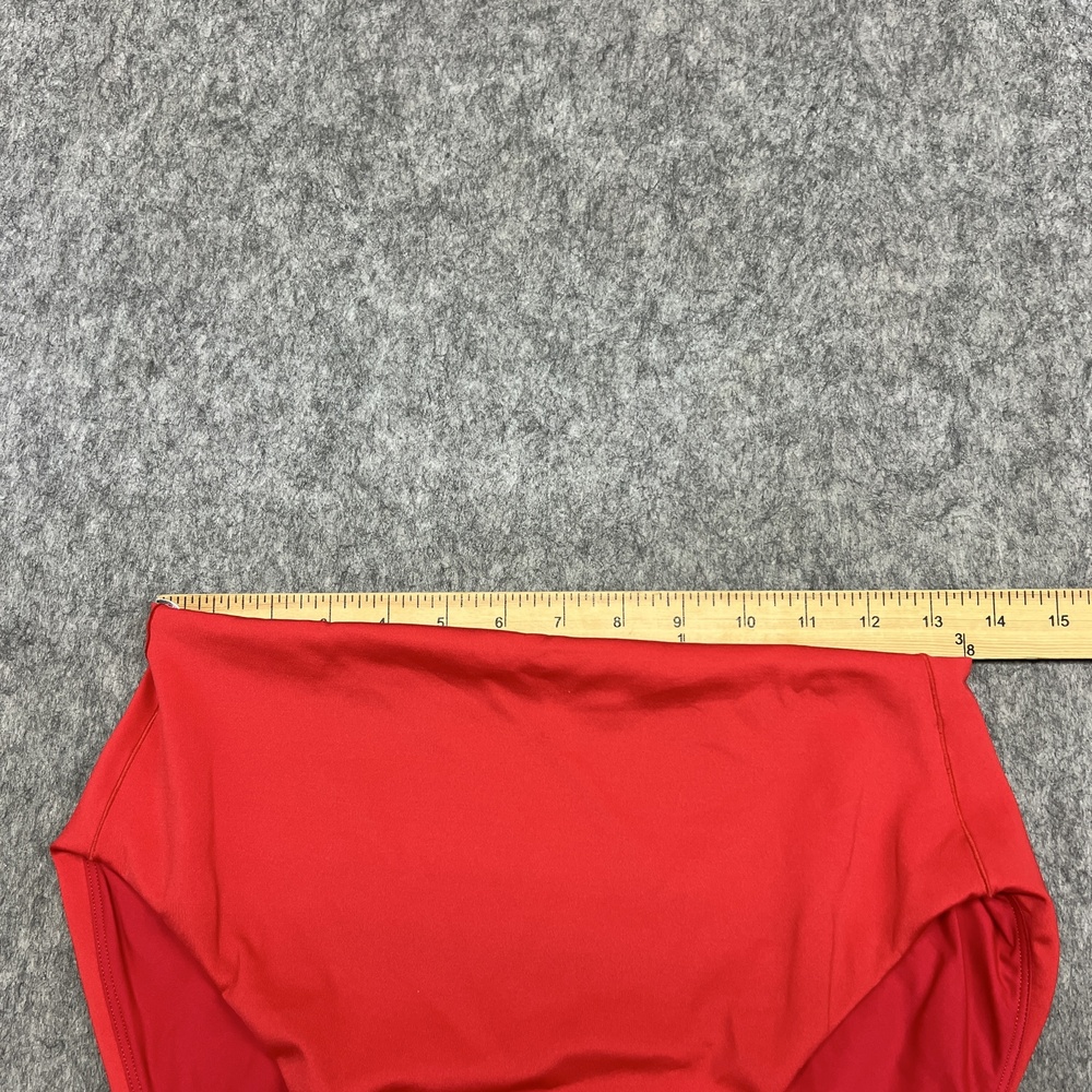 Left On Friday Swim Bottoms Womens 2XL Red Hi Hi High Waisted Bikini Swimwear - Picture 11 of 13